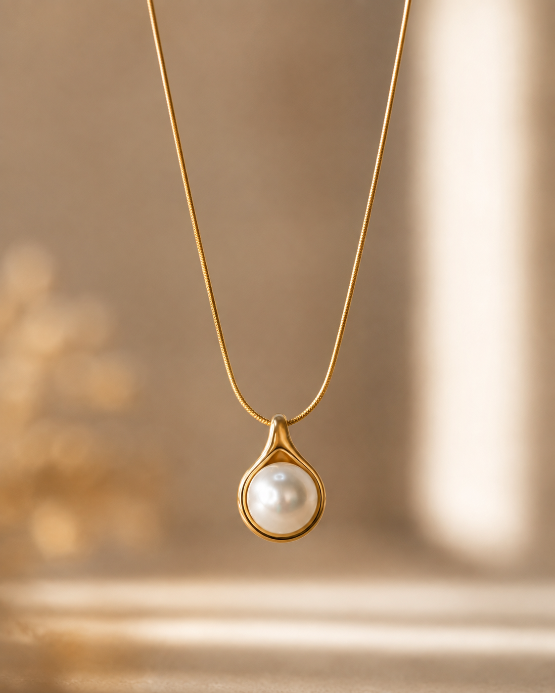 The Pearl Teardrop Necklace