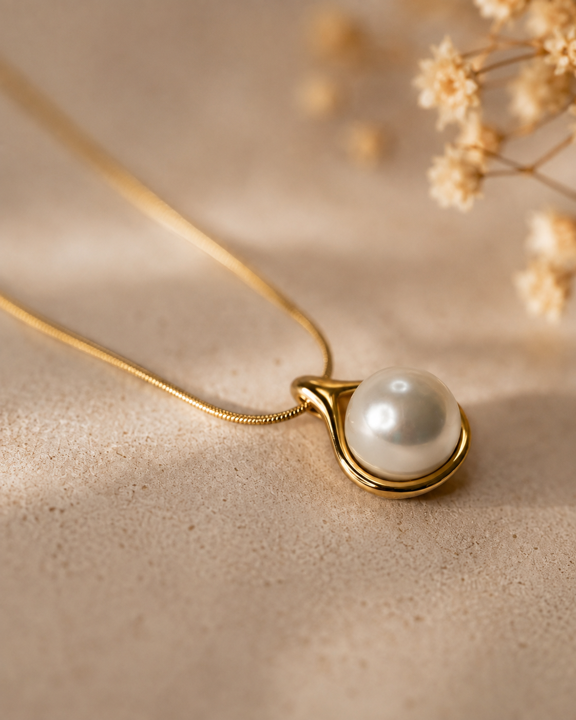 The Pearl Teardrop Necklace