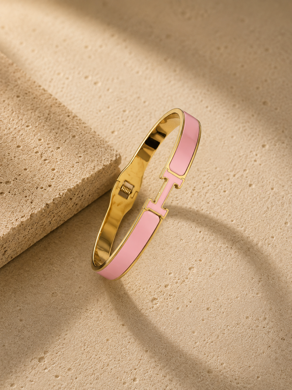 The Rose H Letter Bracelet
