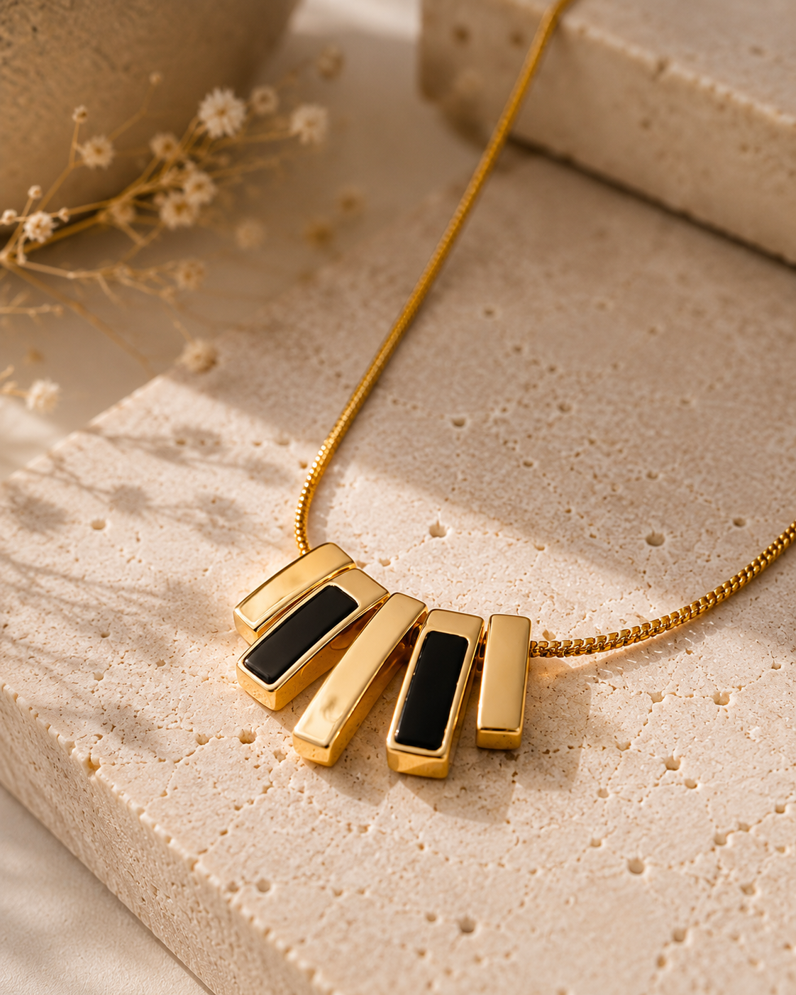The Noir Arc Necklace