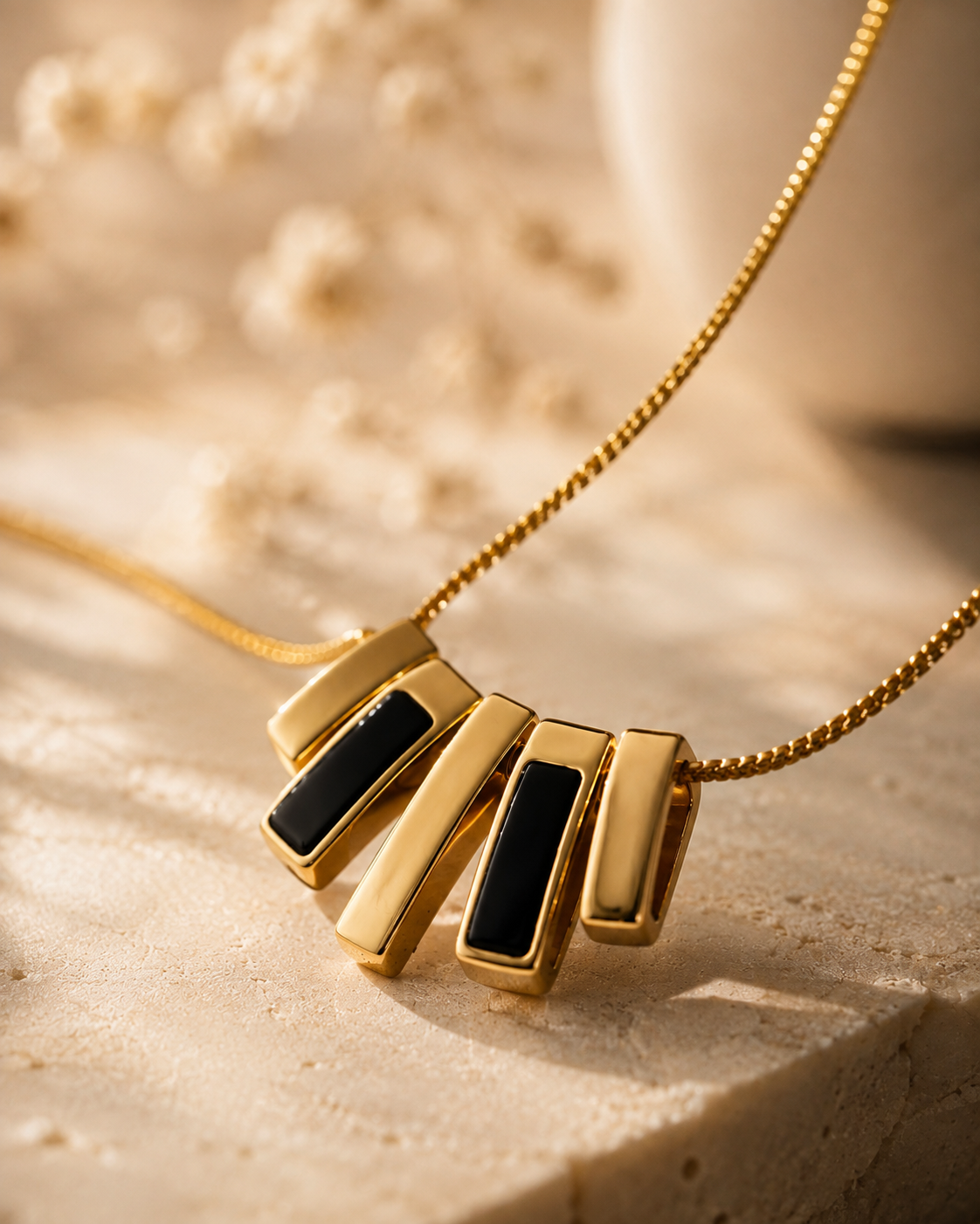 The Noir Arc Necklace