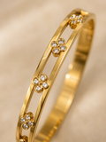 The Four Stone Bangle Bracelet