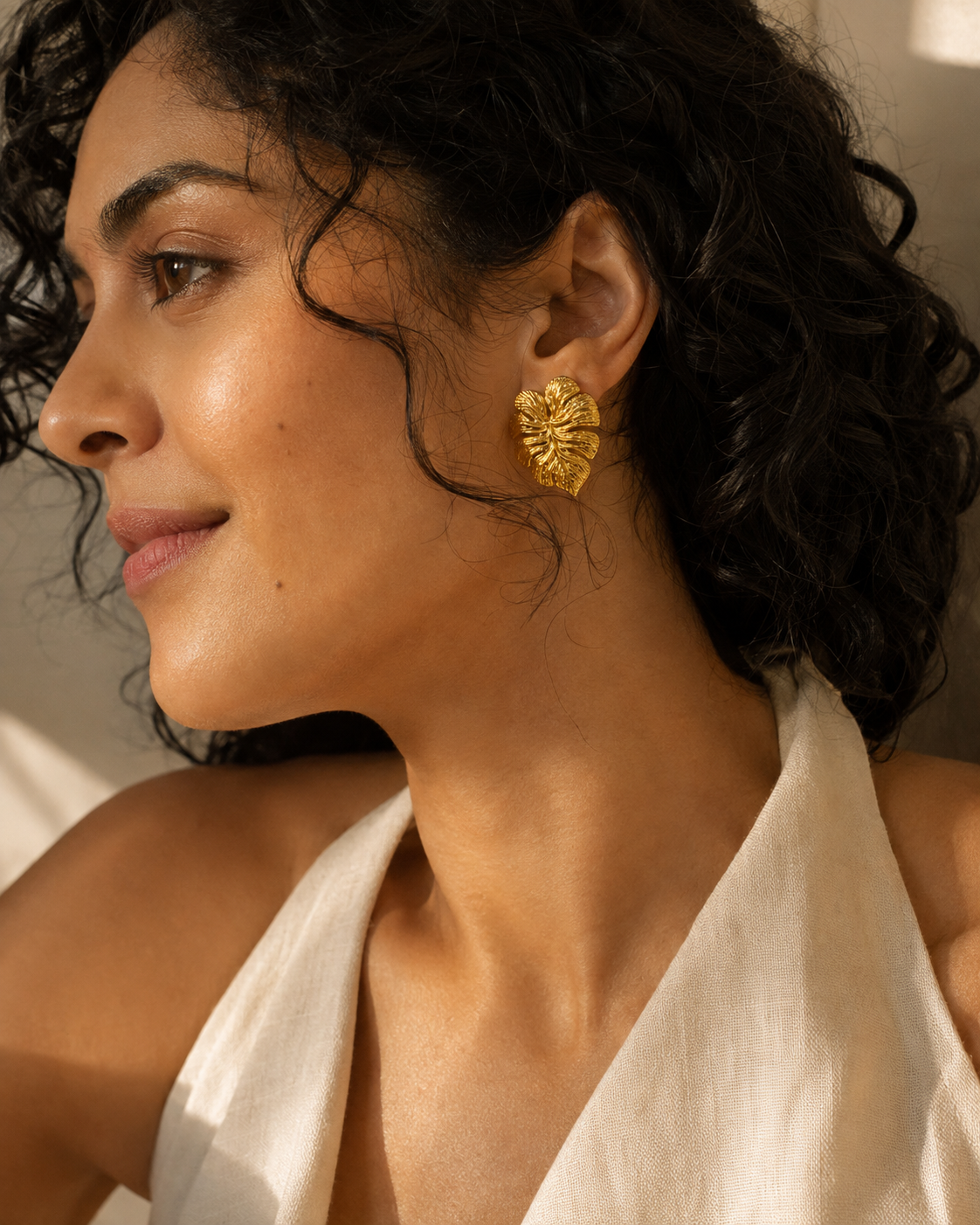 The Monstera Leaf Earrings