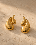 The Double Raindrop Earrings