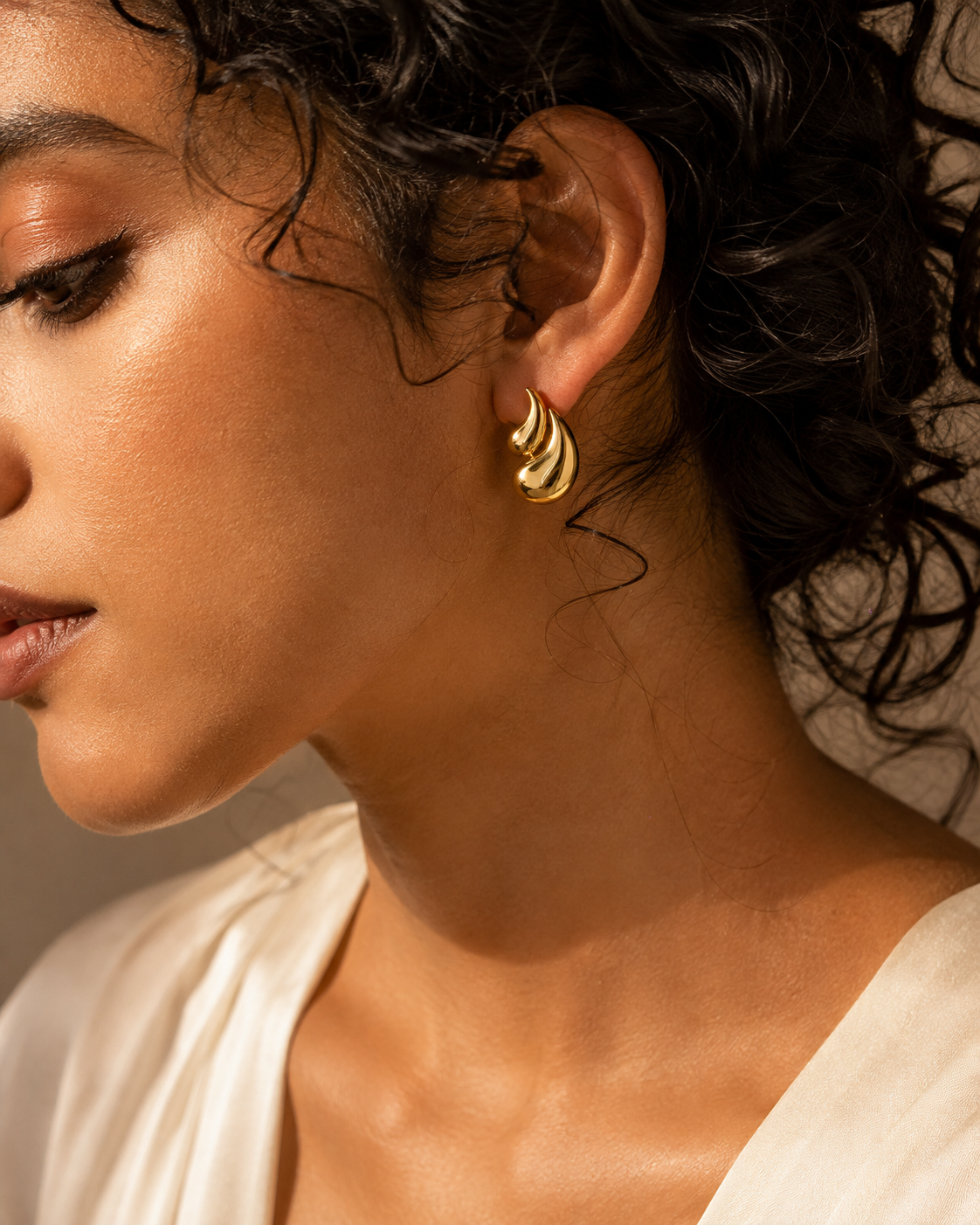 The Double Raindrop Earrings