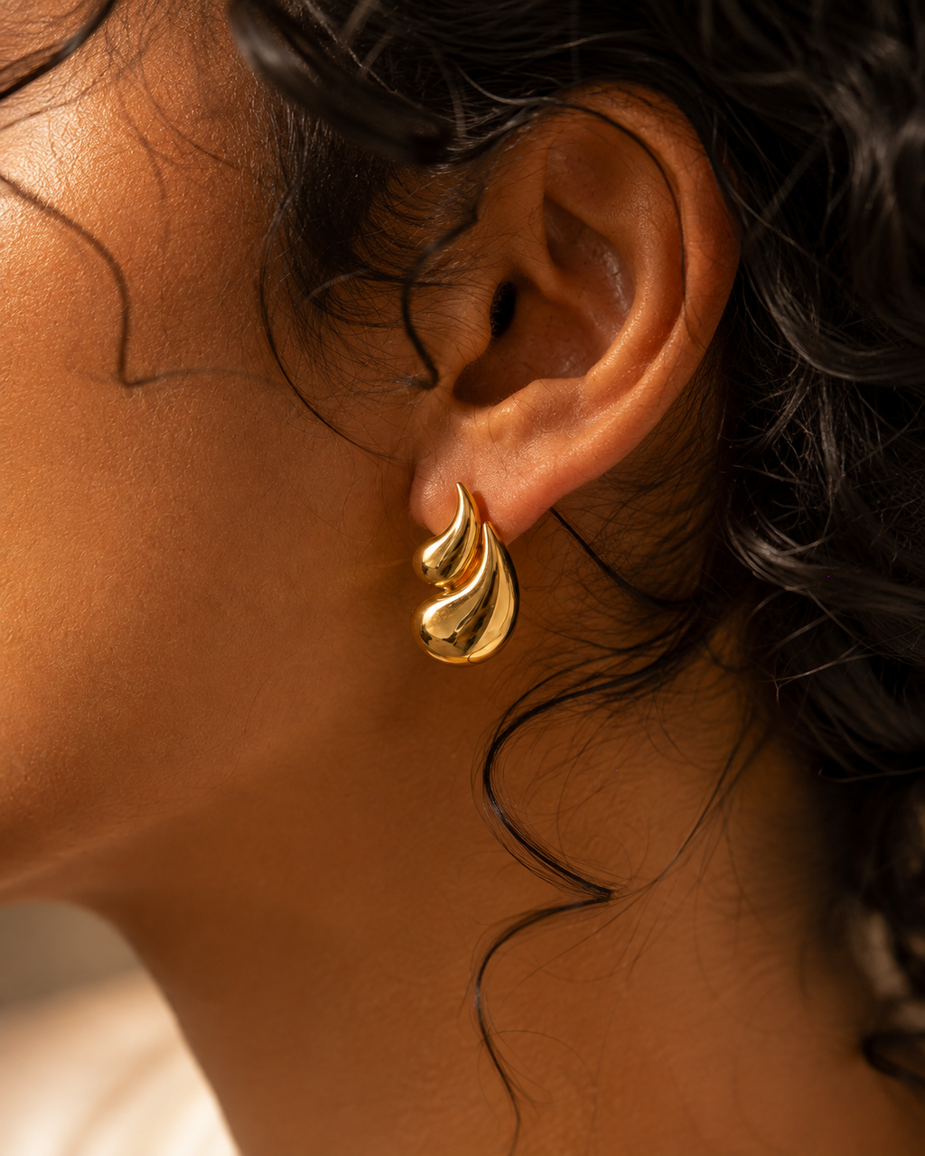 The Double Raindrop Earrings