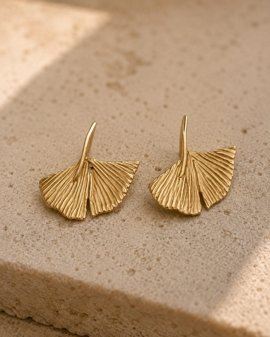 The Gingko Leaf Earrings