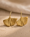 The Gingko Leaf Earrings