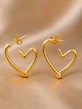 The Open Heart Earrings
