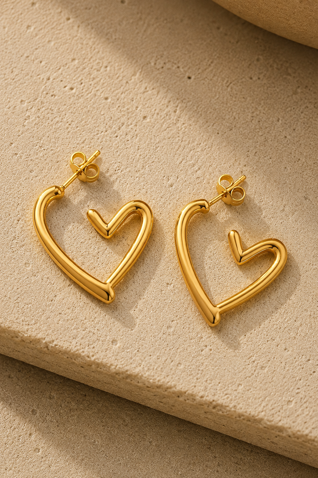 The Open Heart Earrings