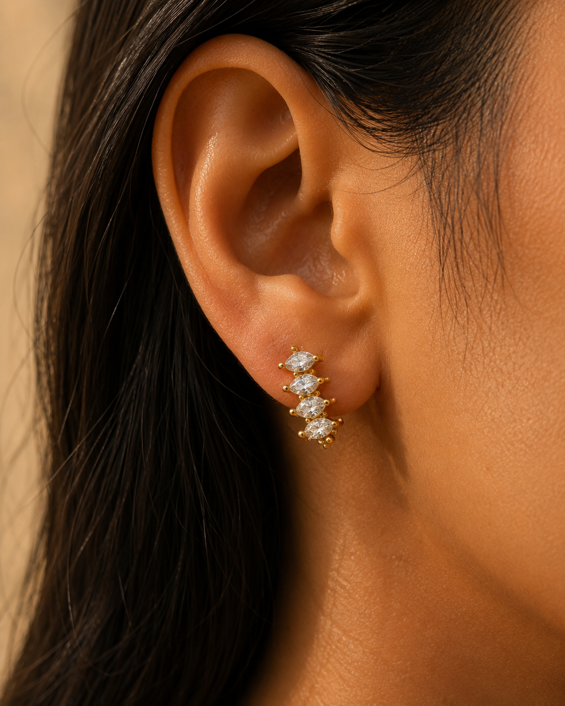The Quadra Gem Earrings